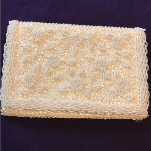 Women’s Vintage Beaded Clutch Purse NWOT